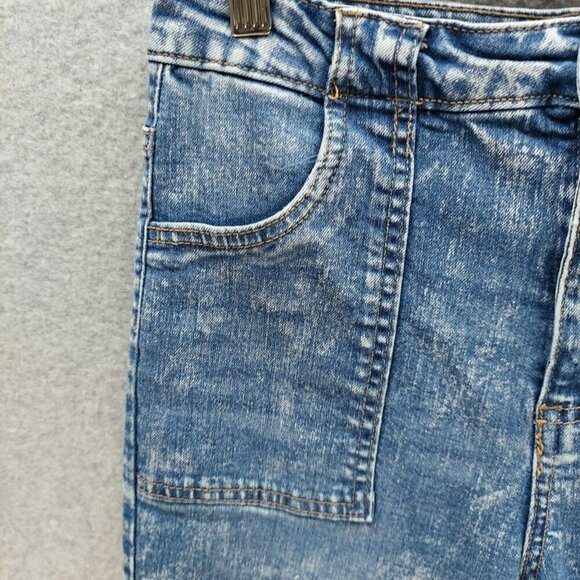 Epic Threads Jeans Women's 26 Blue Acid Wash Straight Jeans Some Stretch Flare - Picture 6 of 16